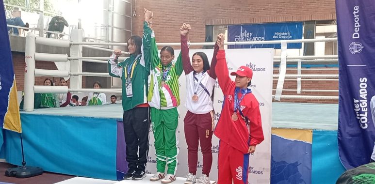 María Camila Pineda subió a lo más alto del podio para reclamar la medalla dorada.