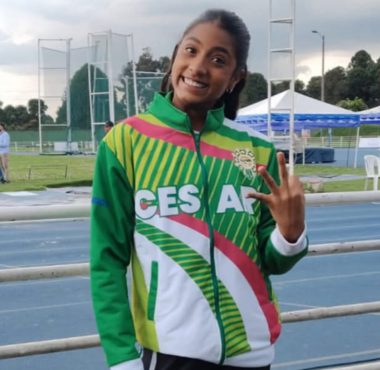 Valery Namén fue una de las deportistas que ganó medalla de oro en la fase nacional de los Juegos Intercolegiados.