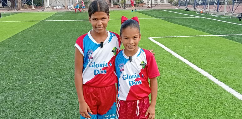 Ana María Gutiérrez y María José Donado, dos talentos del fútbol femenino en formación. 0