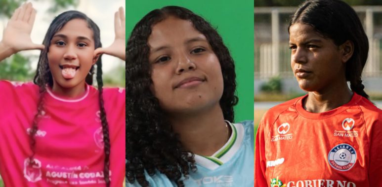 Saileth Bonett, Mía Soto y María Bolaño debutaron en la Liga Femenina 2025.