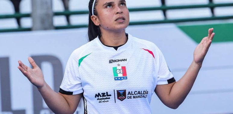 La cesarense Stefanny Navas debutó con su nuevo equipo, el Once Caldas de Manizales.