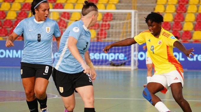 Nicole Mansilla anotó su segundo gol en la Copa América de Futsal Femenina.