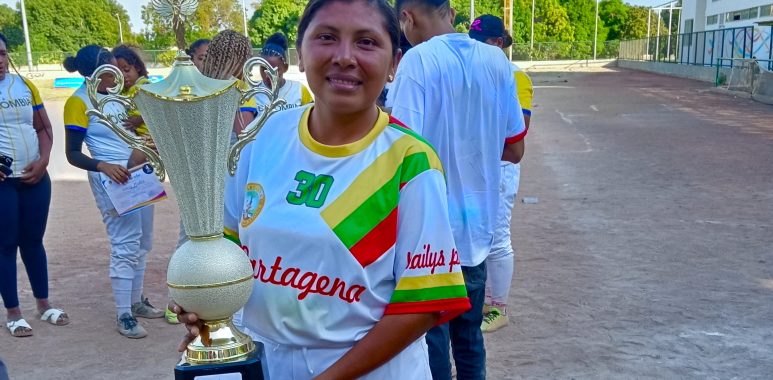 Franshebelyn Estrada, la indígena Wayuu campeona nacional de kickingball.