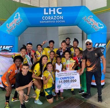 Bolívar se proclamó campeón en la cuarta eidicón del ‘Torneo Nacional de Futsalón femenino’