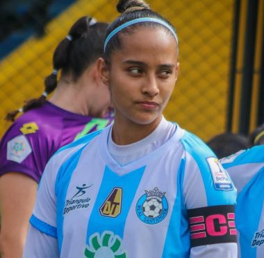 María Toledo fue capitana del Real Santander en el partido contra Bucaramanga.