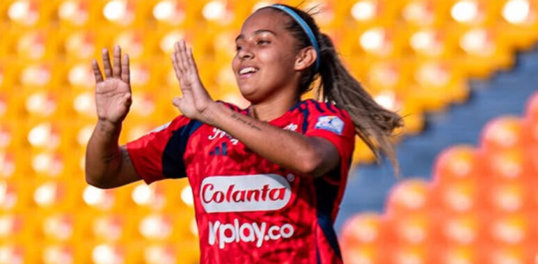 María Toledo vuelve a marcar en la Liga Femenina y se consolida como uno de los refuerzos destacados para el Medellín.