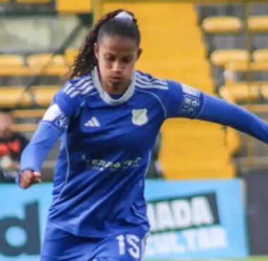La delantera vallenata Ledys Calvo estuvo en la cancha 66 minutos, en el triunfo de Millonarios 3-0 ante Fortaleza FC.